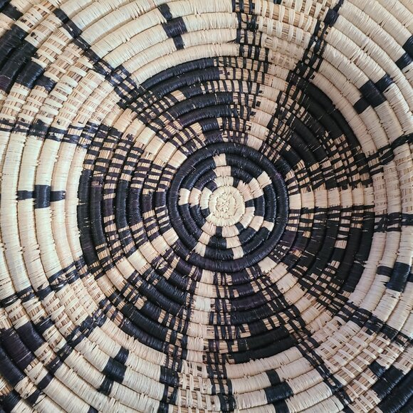 Large 23 1/4" Southwest Woven Basket Home Decor Wall Art Southwestern Arizona - Picture 4 of 5